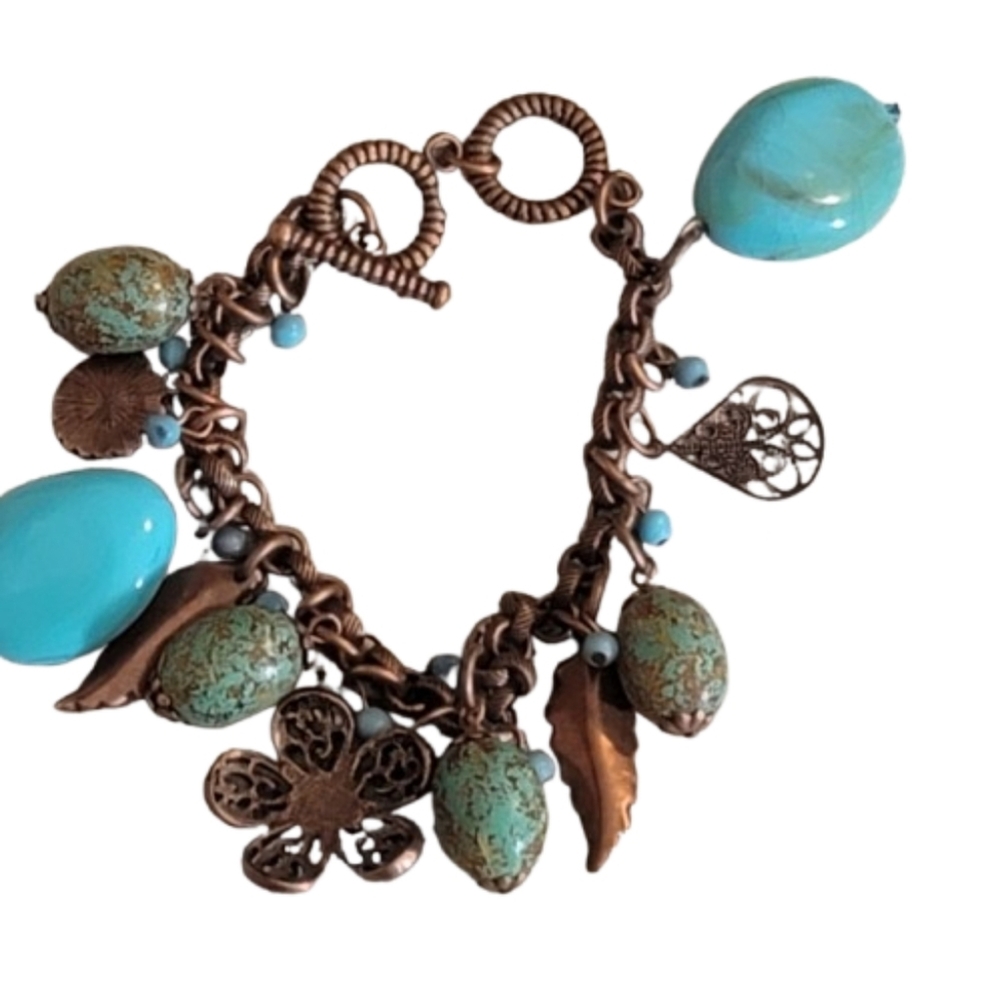 CHARM BRACELET country girl, western, cowgirl, rodeo, boho bohemian